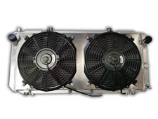 All Aluminum Radiator + Fan Shroud + Dual 12" Electric Fans