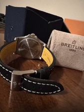 Breitling Avenger Chronometer Automatic Men's Watch Black Dial Steel Case w/ Box 3