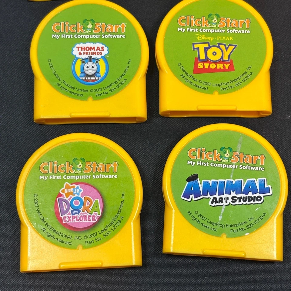 LeapFrog ClickStart My First Computer Software Cartridges 6 Games Bundle - Image 3 of 4
