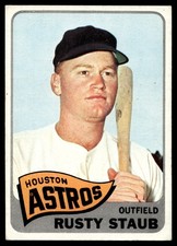 1965 Topps Rusty Staub #321 Houston Astros