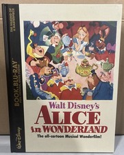 WALT DISNEY'S ALICE IN WONDERLAND BOOK BLU-RAY ORIGINAL MOVIE