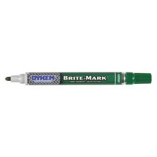 Dykem 84007 Paint Marker, Medium Tip, Green Color Family, Paint