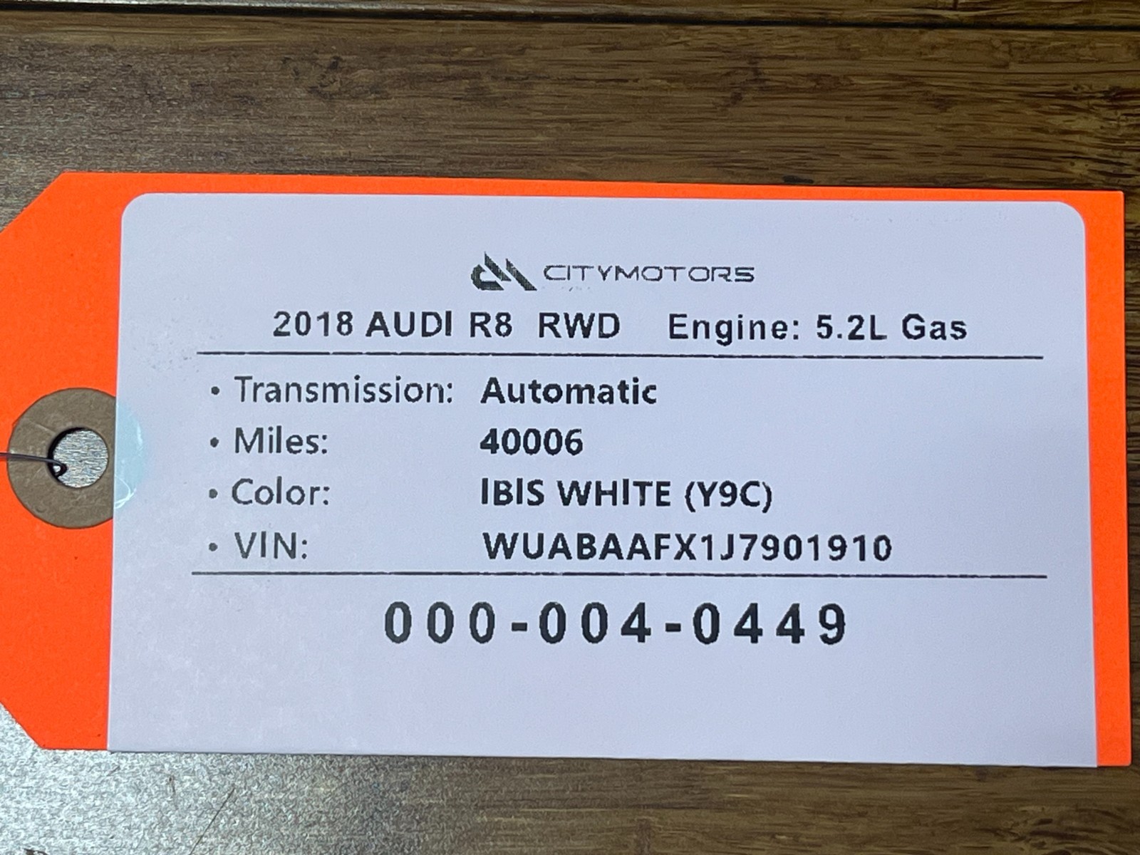 Audi R8 2017-2023 Starter motor