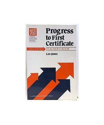 Progress to First Certificate Teacher's Book, Jones, Leo