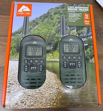 Ozark Trail 16-Mile 22 Channel Walkie Talkies - Weatherproof IPX4 - Open Box