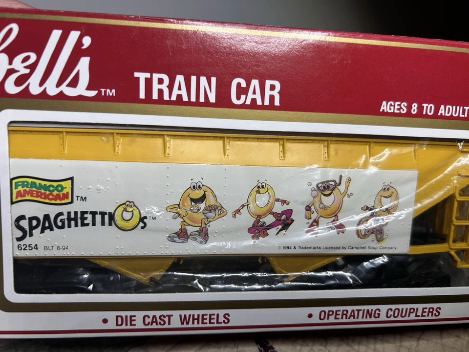 RARE Vintage K-Line O Gauge Campbell's Soup Train Car ~ 1994 ~ Spaghettios - Image 3 of 4