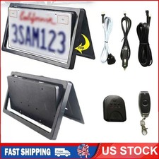 Car Frontrear Plate Frame Holder With Wireless Remote Us Standard For Car Shows