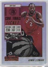2018-19 Panini Contenders Conference Finals Ticket 52/135 Kawhi Leonard #97 18ms