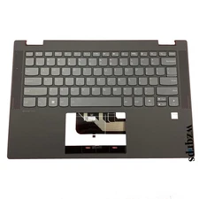 Replacement Laptop Upper Case Palmrest Backlit Keyboard Touchpad Assembly Par...