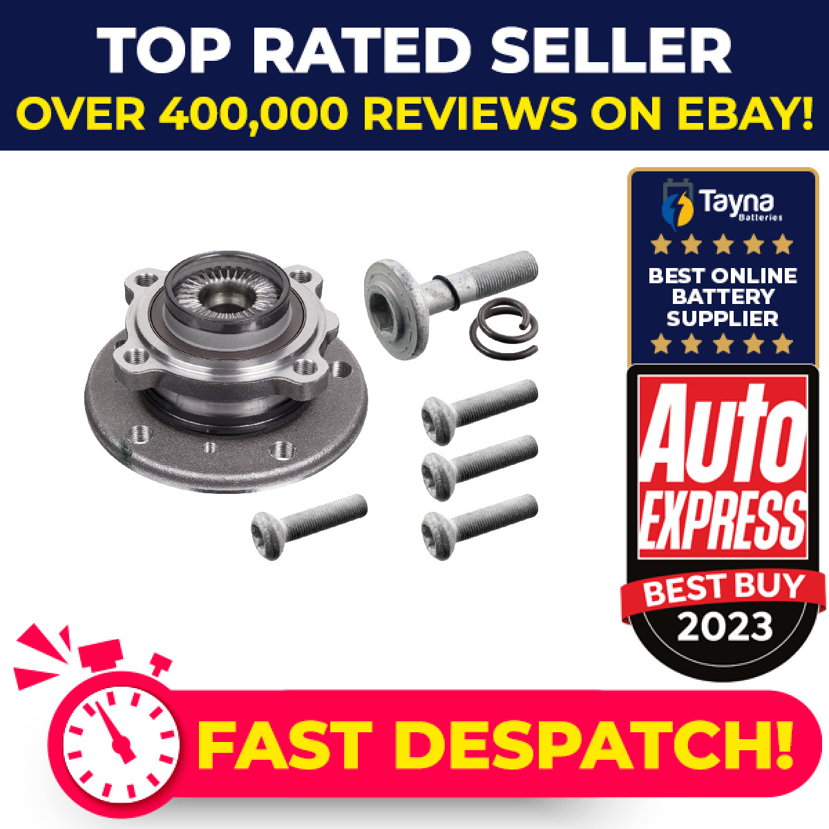 Wheel Bearing Kit fits BMW 330 F30, F31 2.0 Front Left or Right 15 to 19 B48B20B