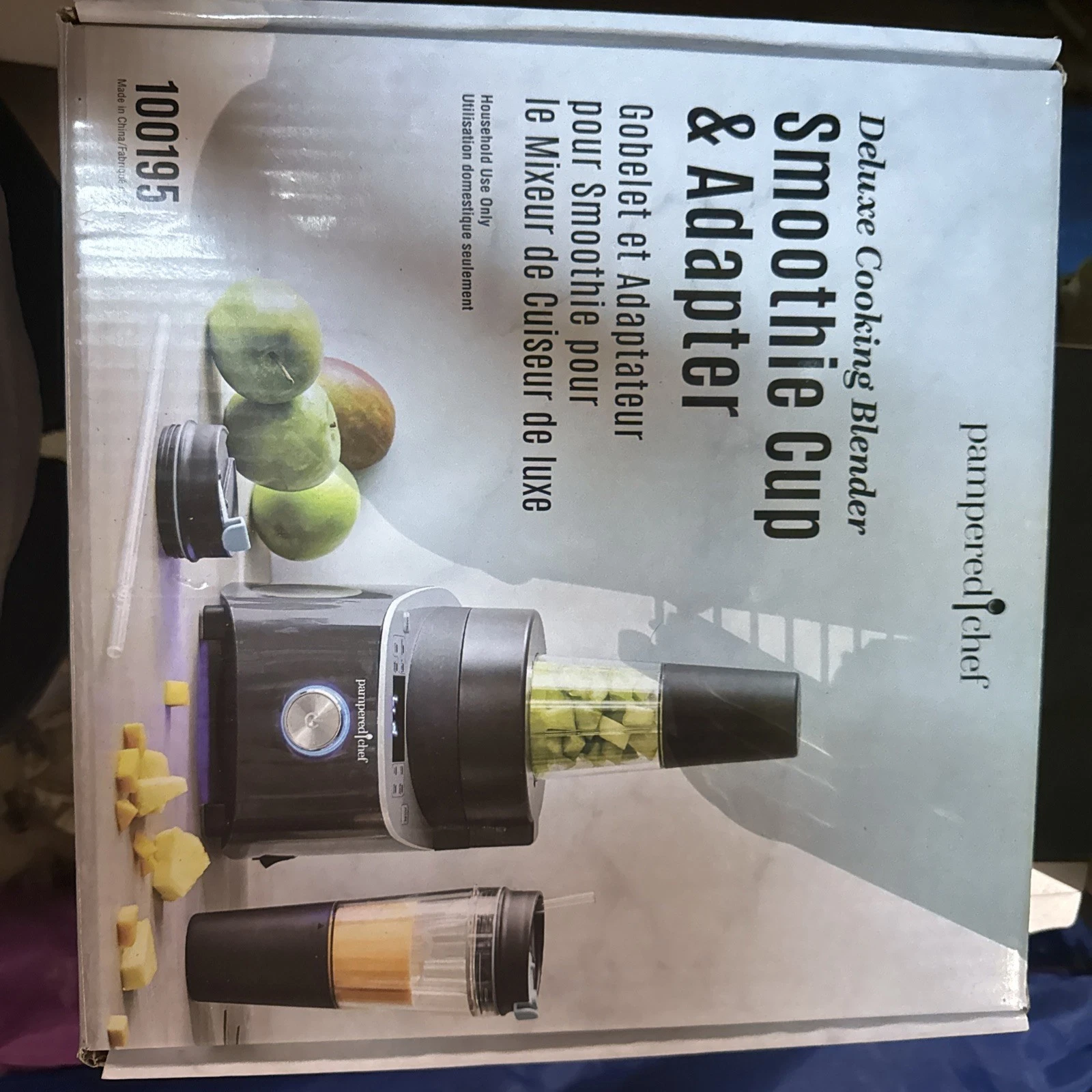 Pampered Chef Deluxe Cooking Blender Smoothie Cup & Adapter #100195
Opens in a new window or tab