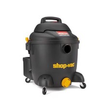 Shop Vacuum, 10 gal Tank Size, Plastic, 1 1/2 in Vacuum Hose Dia, 85 cfm Vacuum