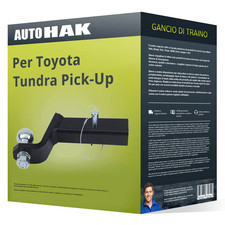 Gancio traino compatibile per Toyota Tundra Pick-Up 06- fisso Auto Hak completo