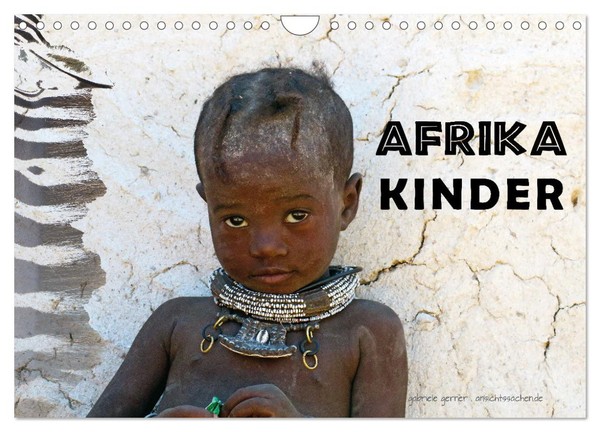 "Calendar 2027 · US Version · Africa Children (Wall Calendar 2027 12\" × 8\" Landsc"-image