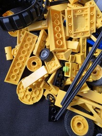The LEGO 7633 City Construction Site Parts Lot Crane 