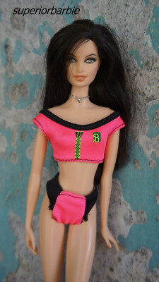 BEACH BLAST Color Block Zip Front Bikini