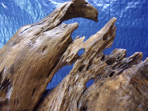 Pre-Soaked Sinking Driftwood, Mounted on Slate, Aquarium, Reptile, Natural, Art - Picture 3 of 7