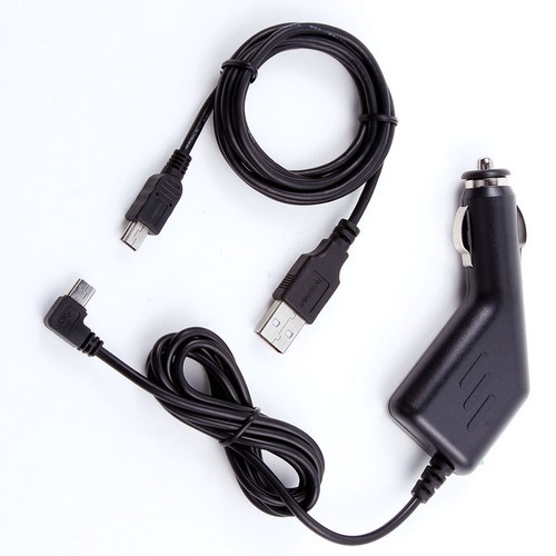 Car Charger Power Adapter+USB Cord For Garmin Dezl 770 LMTHD 760 LMT
