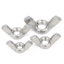 A2 STAINLESS STEEL WING NUTS BUTTERFLY NUT DIN 315 AF M3 M4 M5 M6 M8 M10 M12