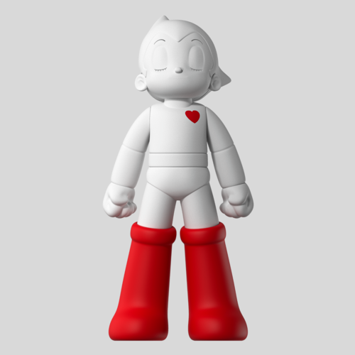 Little Astronaut × Astro Boy 50体限定フィギュア The Little Astronaut x Astro Boy Figure with LED Effects by
