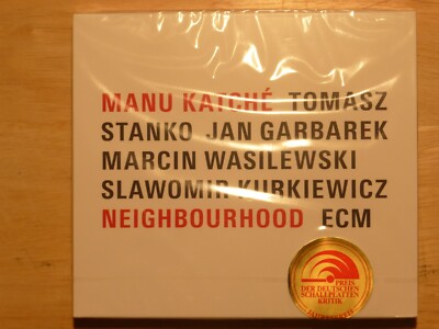Manu Katché /Katche -Neighbourhood -CD ECM NEU- feat Jan Garbarek -Tomasz Stanko