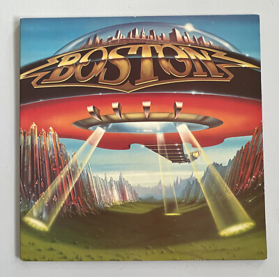 BOSTON Don't Look Back LP Lyric Inner Gatefold Sleeve 33rpm 12'' UK 1978 EX/EX