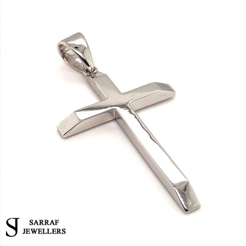 925 Sterling Silver Cross Pendant Solid 