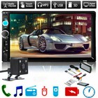7inch HD 2Din Touch Screen Car Stereo MP5 Player Radio Android IOS USB/TF+Camera