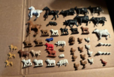 Vintage Plastic Farm Animals Horses, Cows, Chicken, Pigs, Sheep, Dogs, Ducks 