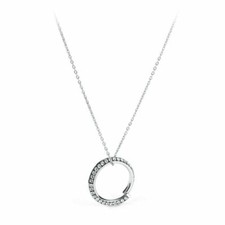 COLLANA BROSWAY BELLE EPOQUE IN ACCIAIO E SWAROWSKI CIONDOLO D. 29,4
