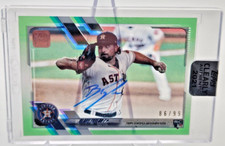 Blake Taylor 2021 Topps Clearly Authentic Rookie Auto Green /99 #CAA-BT scuffs