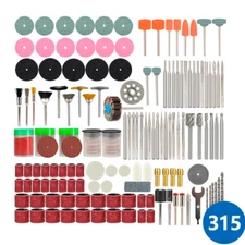 315x Rotary Tool Accessories Kit for Abrasive Dremel Grinding Sanding Polishing