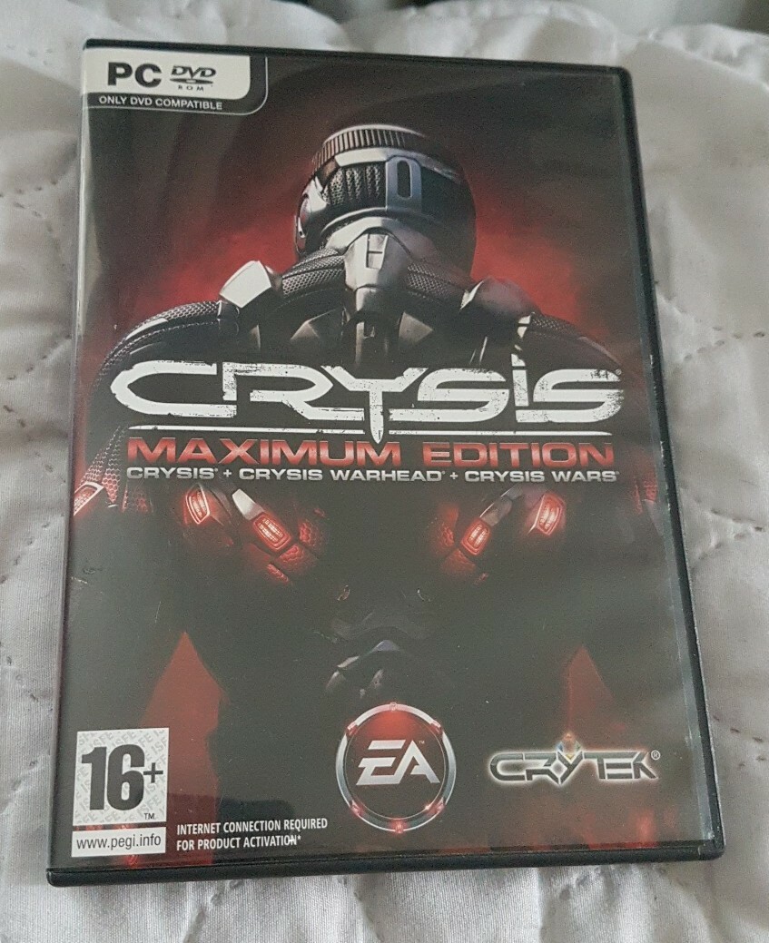 CRYSIS Maximum Edition (PC DVD Windows, 2007) 4 DISCS