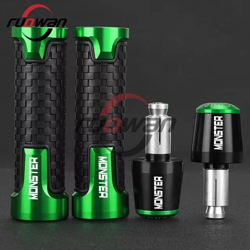 For DUCATI MONSTER 696 796 797 821 937 950 22mm Handlebar Handles Grip Ends Plug - Picture 12 of 12