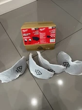 Milwaukee 4 Pack Tinted Eye Visor Replacement Lenses 48-73-1452 Use W/ Hard Hat