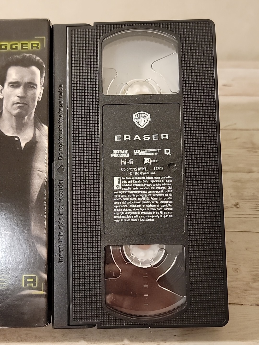 Eraser (VHS, 1996) Very Good Condition 85391420231 eBay