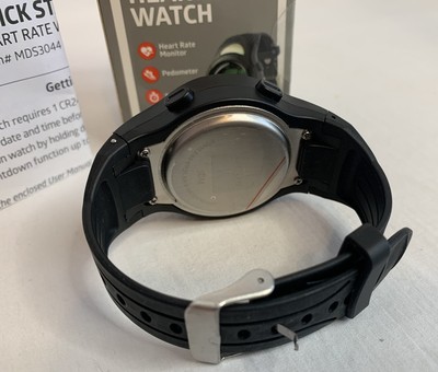 RUMOCOVO® Montre connectée de Sport , étanche, podomètre, moniteur de fréquence cardiaque, Blanc