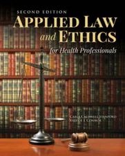 Applied Law  &  Ethics for Health Professionals - Paperback - GOOD