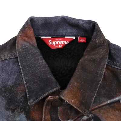 Supreme Frank Frazetta Faux Shearling Lined Trucker Jacket Supreme Frank Frazetta Faux Shearling Lined Trucker Jacket