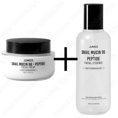 JUMISO Schneckenmucin 88+ Peptid Gesichtscreme 95+ Essenz SET Koreanische Hau...