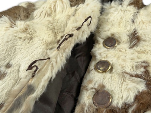 Cappotto pelliccia coniglio Alaksan bambina vintage taglia 8 bellissima giacca - Foto 9 di 15