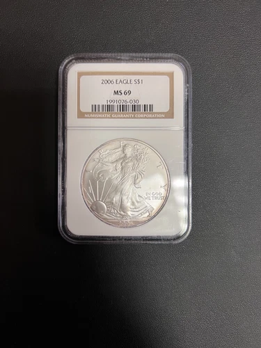 2006 Silver Eagle NGC MS 69