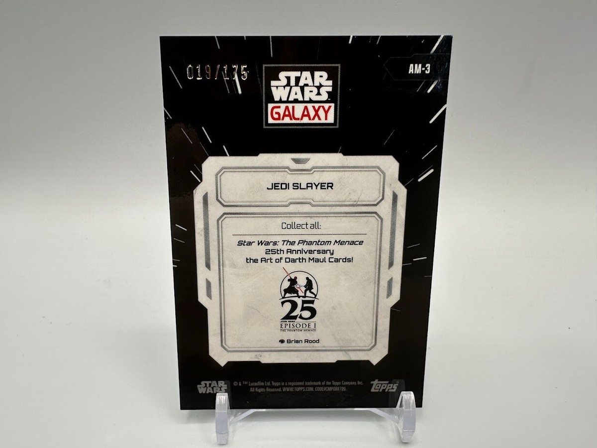 その他 Topps Star Wars Galaxy #69 /175 2024 Topps Chrome Star Wars Galaxy Jedi Slayer #AM-3 Aqua Lava