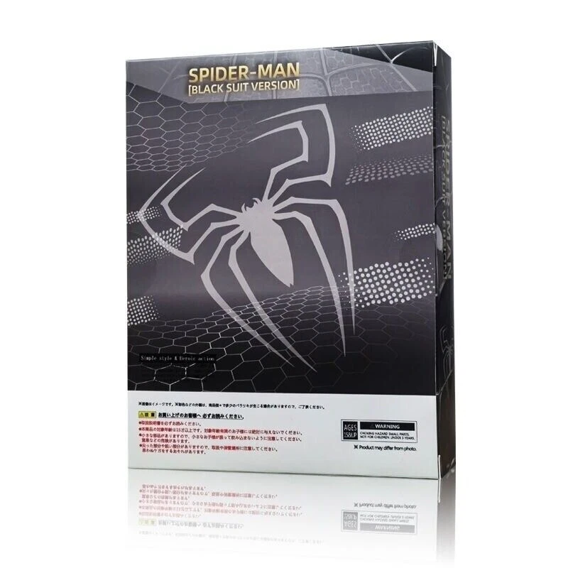 ¡En stock! Figura de acción traje negro S.H.Figuarts Spider-Man: No Way Home versión CT Foto 4 de 4