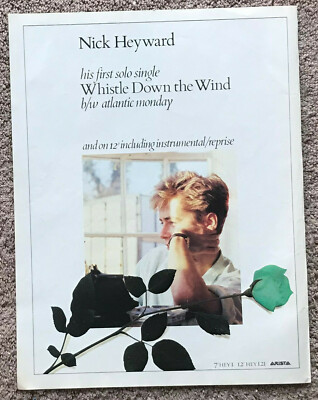 NICK HEYWARD - WHISTLE DOWN THE WIND 1983 Full page UK magazine ad