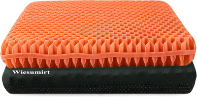 Plus Size Extra Large Gel Seat Cushion for Long Sitting - Orange