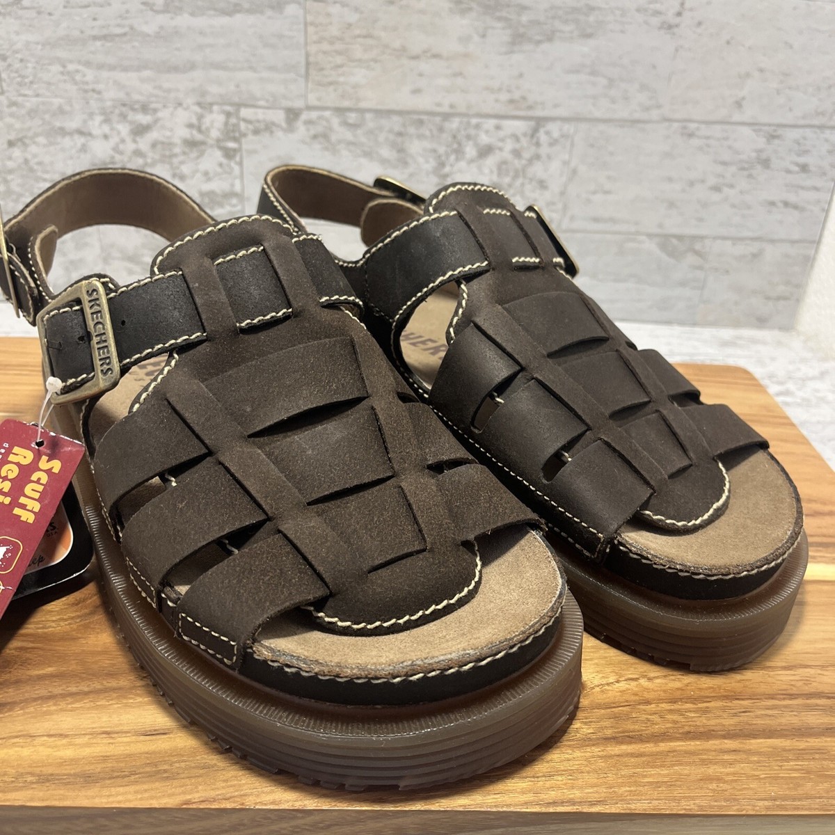 Skechers Vintage Fisherman Jammers Y2K Sandals Men display picture 1