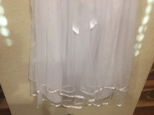 NWT $72 Girls Marmelleta Special Occasion White Party Dress Size 14 - Picture 6 of 8