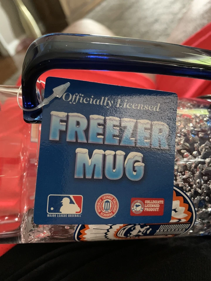 Taza congeladora Illiniwek Illini Chief Illiniwek logotipo retirado con licencia rara de colección nueva de colección Foto 3 de 4