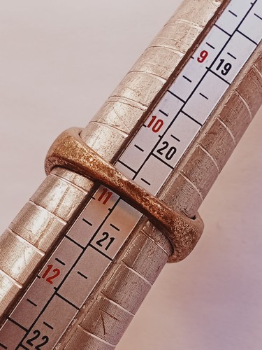 EXTREM SELTENER ANTIKER BRONZE RING RÖMISCHER TOLLER STEIN FEHLT ALTER RING - Bild 3 von 3